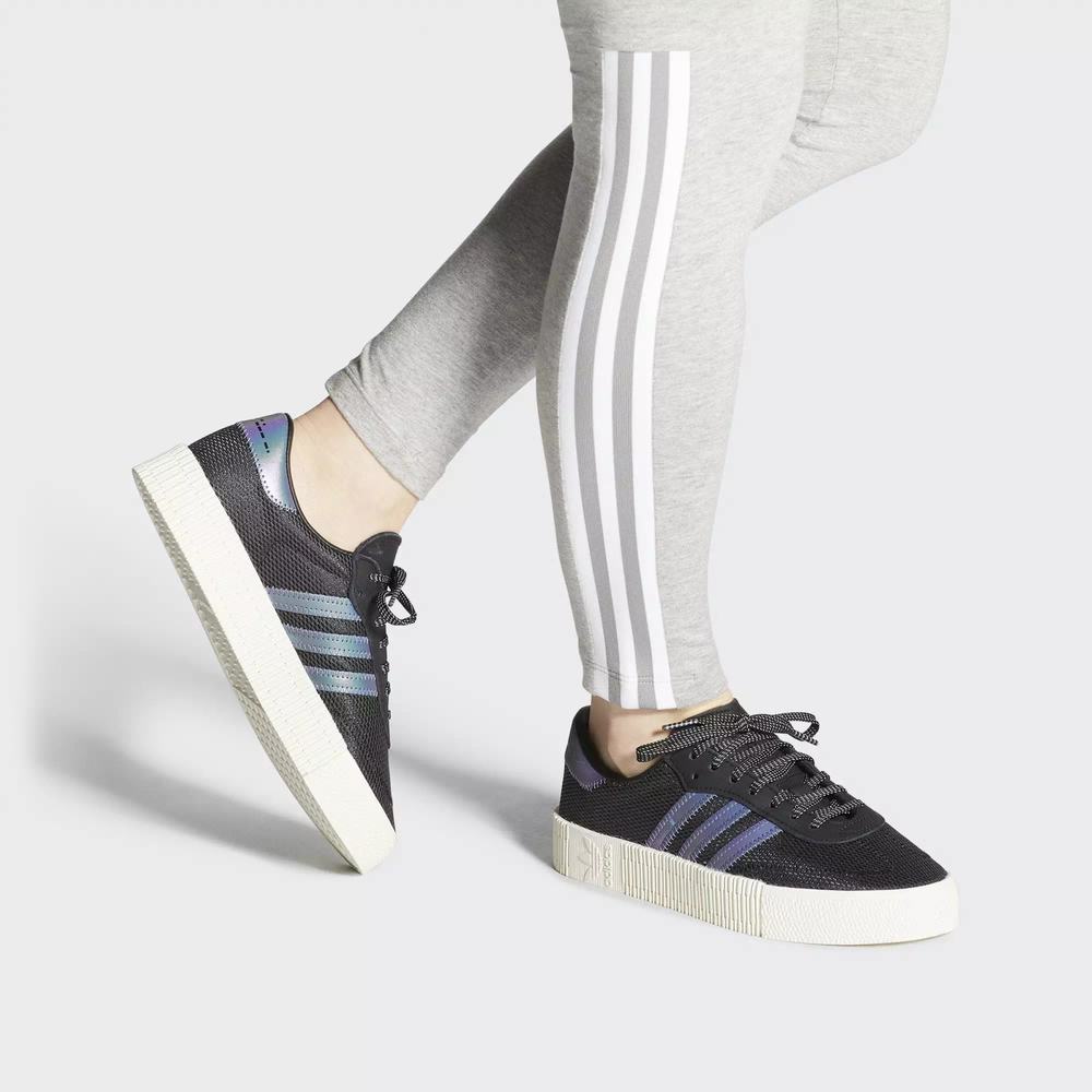 Adidas Samba Rose Tenis Negros Para Mujer (MX-33389)